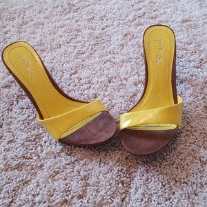Yellow heels